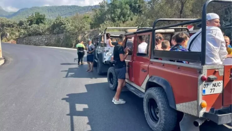 Alanya’da Safari Araçlarına Denetim: 3 Sürücüye Ceza Kesildi